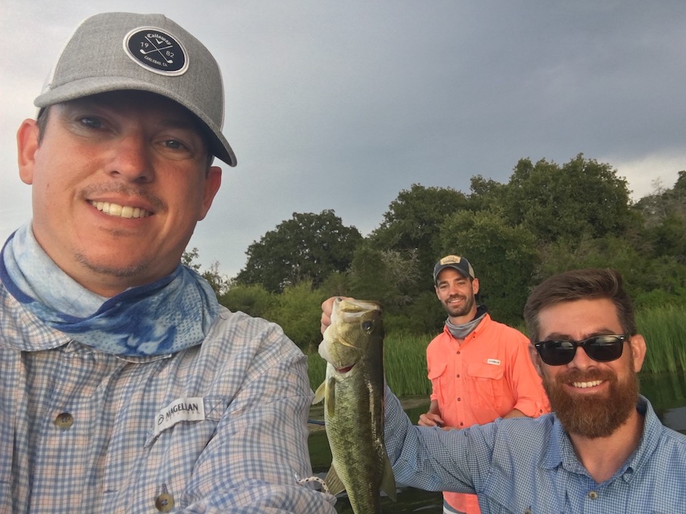 3 men and fish they caught