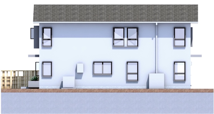 Rosecrans WIN houses architectural drawing