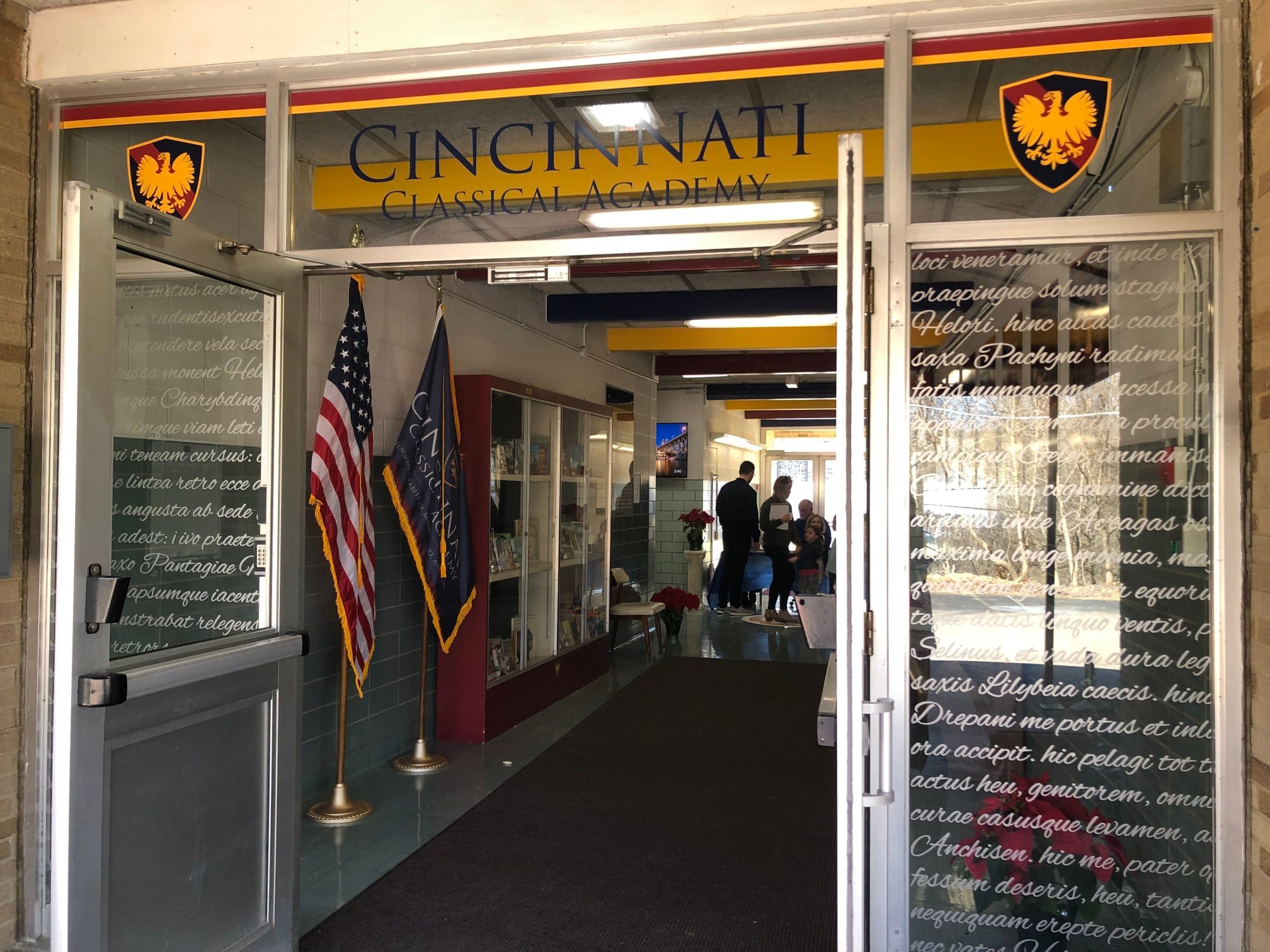 Cincinnati School Entrance