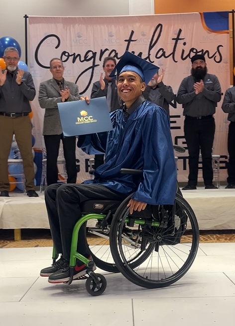 Machine Career College Student Graduation