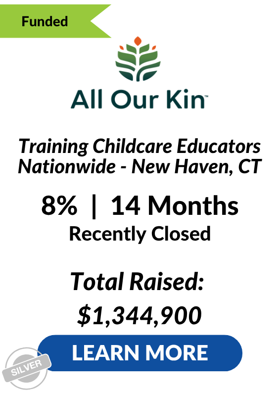 All Our Kin - LENDonate Investment Tombstone - Closed