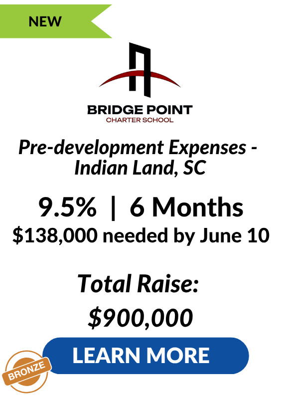 Bridge Point Charter School Investment Tombstone